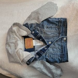 Levi denim sweater jacket